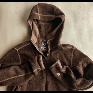 Kuhl alfpaca hooded full zip fleece M